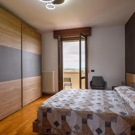 Guesthost - Rosso Tramonto Flat With Relaxing View Apartament Tavullia